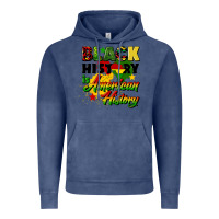Vintage Denim black history is american history Vintage Hoodie - CowGirlArtShop
