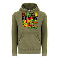 Vintage Olive black history is american history Vintage Hoodie - CowGirlArtShop