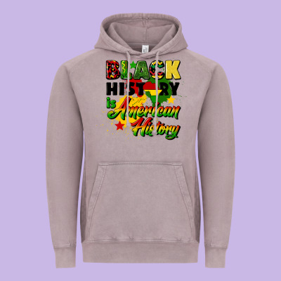 Black History Is American History Vintage Hoodie Designed By Cowgirlartshop