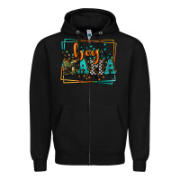 Black leopard camo boy mama Mother's Day Zipper Hoodie - LillyAllenDesigns