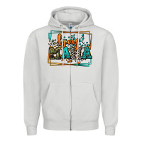 Leopard Camo Boy Mama Mother's Day Zipper Hoodie | Teevron