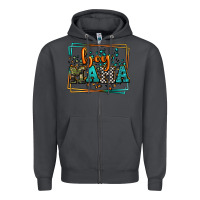 Smoke leopard camo boy mama Mother's Day Zipper Hoodie - LillyAllenDesigns