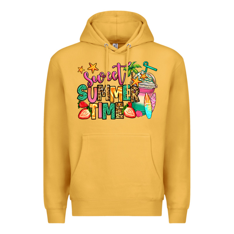 Sweet Summer Time Iced Coffee Premium Hoodie by Jasminsmagicworld | Teevron