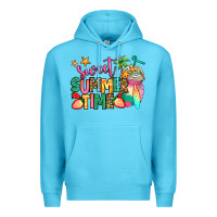 Ocean Blue sweet summer time iced coffee Premium Hoodie - Jasminsmagicworld