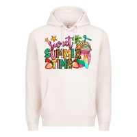Pale Pink sweet summer time iced coffee Premium Hoodie - Jasminsmagicworld