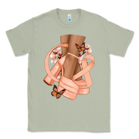 Matcha Cancer diva peach ribbon Classic Tee - NancyCooperArtShop
