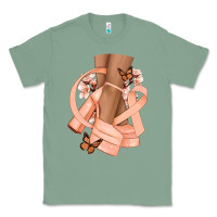 Sage Cancer diva peach ribbon Classic Tee - NancyCooperArtShop