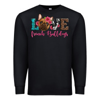 Black love french bulldogs Premium Sweatshirt - Artiststas