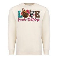 Sandshell love french bulldogs Premium Sweatshirt - Artiststas