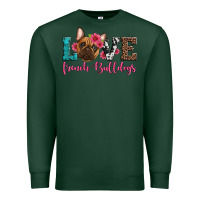 Sports Green love french bulldogs Premium Sweatshirt - Artiststas