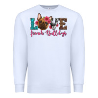 White love french bulldogs Premium Sweatshirt - Artiststas