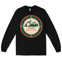 Black Glacier National Park Long Sleeve Tee - minhPixels