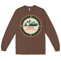 Chestnut Glacier National Park Long Sleeve Tee - minhPixels