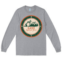 Heather Grey Glacier National Park Long Sleeve Tee - minhPixels