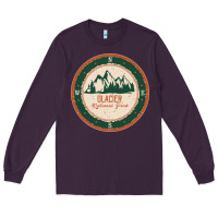 Plum Glacier National Park Long Sleeve Tee - minhPixels