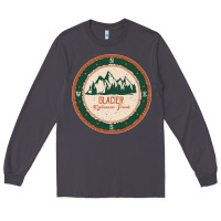 Smoke Glacier National Park Long Sleeve Tee - minhPixels