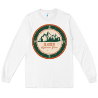White Glacier National Park Long Sleeve Tee - minhPixels