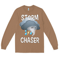 Toasted Coconut Kids Storm Chaser Boys Storm Hunter Tornado Gift Long Sleeve Tee - minhPixels