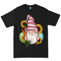 Black easter gnomes egg carrot sunflowers Premium Tee - RanaPortraitStore