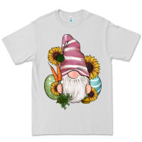 Dove Grey easter gnomes egg carrot sunflowers Premium Tee - RanaPortraitStore