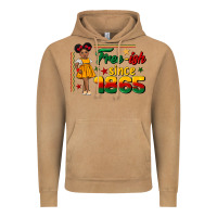 Vintage Camel free ish since 1865 black girl peekaboo juneteenth Vintage Hoodie - CowGirlArtShop