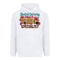 White student delivery specialist school bus Heavyweight Hoodie - Artiststas