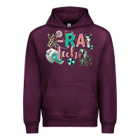 Mauve Wine x ray tech Urban Hoodie - AdoDesignShop