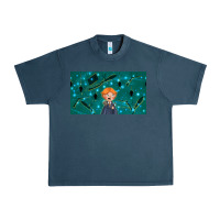 Midnight Navy wizard boy and mouse Urban Heavy Tee - TumblerDesignByShophia