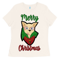 Bone Merry Christmas Cat Ladies Tee - Bettercallsaul
