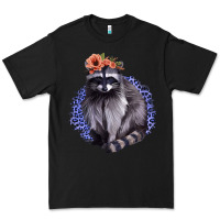 Black Raccoon with Flowers Premium Tee - Bettercallsaul