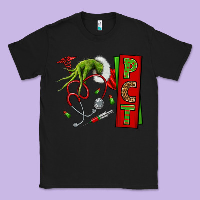 Christmas Character Nurse Classic Tee Designed By Nancycooperartshop
