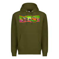 Army Green one spooky nurse 11 oz mug Premium Hoodie - BundleAndBundleShop