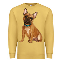 Antique Gold french bulldog Premium Sweatshirt - Artiststas