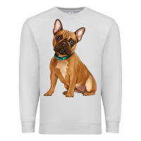 Dove Grey french bulldog Premium Sweatshirt - Artiststas