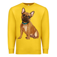 Lemon french bulldog Premium Sweatshirt - Artiststas