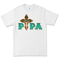 White Papa Jesus with Cross Premium Tee - Bettercallsaul