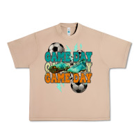 Burro Game day lightning bolt soccer Urban Heavy Tee - HowdyJamesFarm