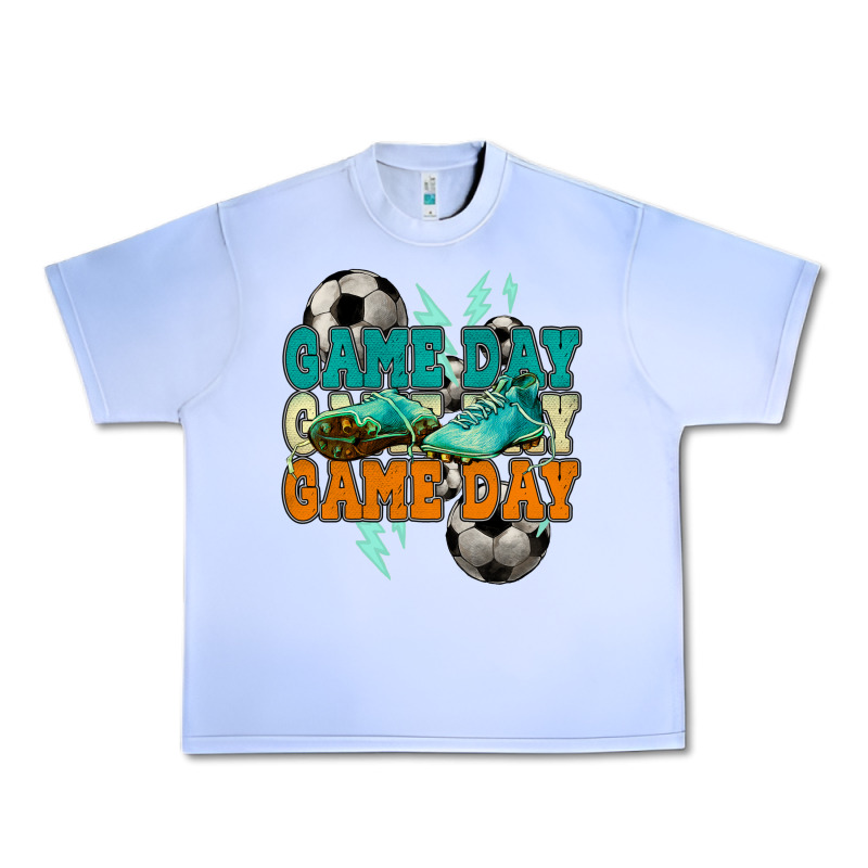 Game Day Lightning Bolt Soccer Urban Heavy Tee by HowdyJamesFarm | Teevron