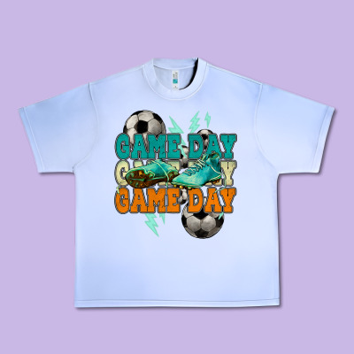 Game Day Lightning Bolt Soccer Urban Heavy Tee Designed By Howdyjamesfarm