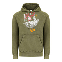 Vintage Olive Talk To Me- Funny Goose Tee- Funny Goose Gifts Premium Vintage Hoodie - minhPixels
