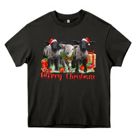 Asphalt merry christmas baby sheeps Heavy Core Tee - LillyAllenDesigns