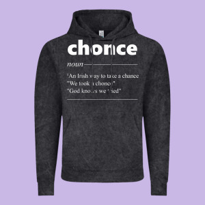 Chonce Definition We Took A Chonce Risk Lover Gift Vintage Hoodie Designed By Minhpixels