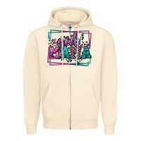 Sandshell leopard camo girl mama Mother's Day Zipper Hoodie - LillyAllenDesigns