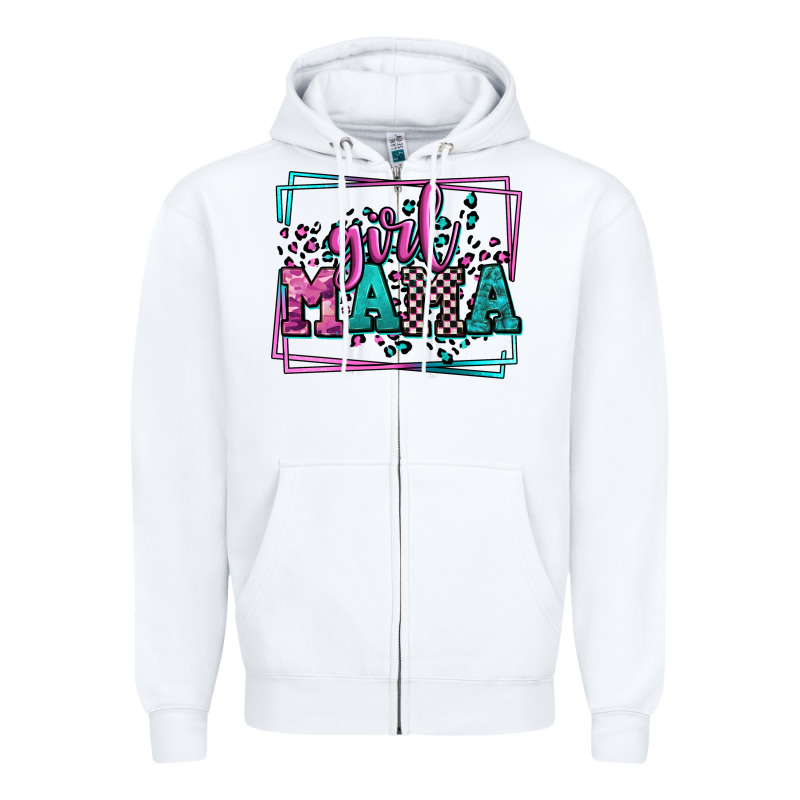 Leopard Camo Girl Mama Mother's Day Zipper Hoodie by LillyAllenDesigns | Teevron
