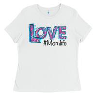 White Love Mom Life Ladies Tee - Bettercallsaul