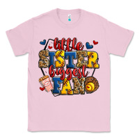 Bubblegum Pink little sister biggest fan softball Classic Tee - Jasminsmagicworld