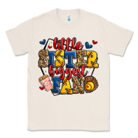 Natural little sister biggest fan softball Classic Tee - Jasminsmagicworld