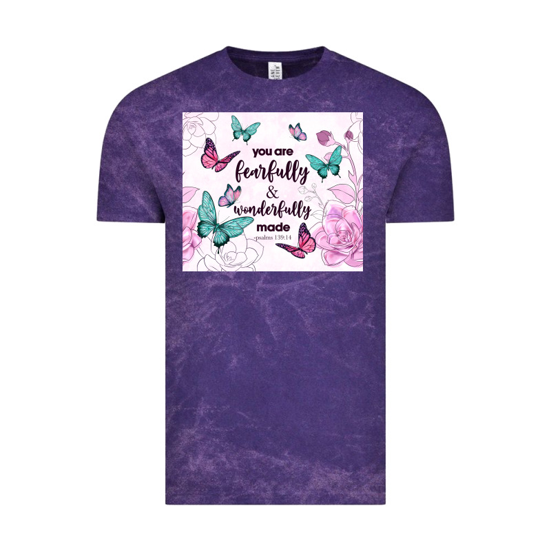 You Are Fearfully And Wonderfully Made Vintage Tee by TumblerDesignByShophia | Teevron
