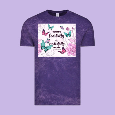 You Are Fearfully And Wonderfully Made Vintage Tee Designed By Tumblerdesignbyshophia