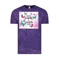 Cloud Purple you are fearfully and wonderfully made Vintage Tee - TumblerDesignByShophia